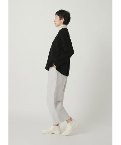 Plantation（プランテーション）の「ダブルカルゼ  / S（その他パンツ・レディース・ネイビー/ライトグレー・M size/S size）」の5枚目の写真