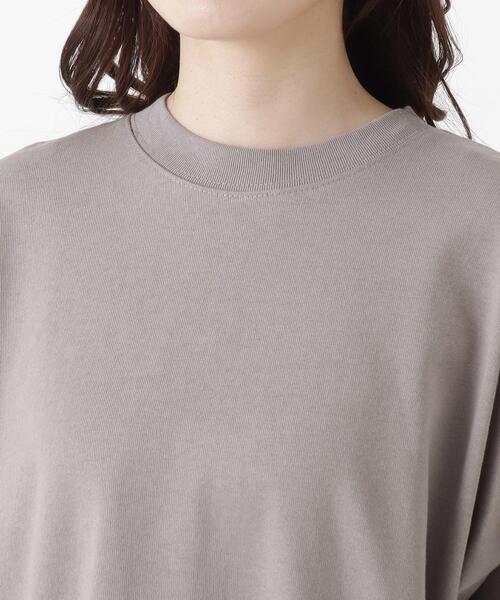 one'sterrace(ワンズテラス)の「ヘビーウェイト 天竺リブ袖プルオーバー(Tシャツ/カットソー・レディース・ブラック系8/ベージュ系その他7/アイボリー系8・02)」の13枚目の写真