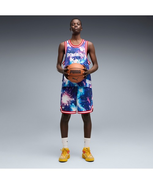 ★ PUMA x BALR.★コラボ マッチ シャツ x ショーツ PUMA プーマ メンズ バスケットボール PUMA x ポケモン ミュウツー