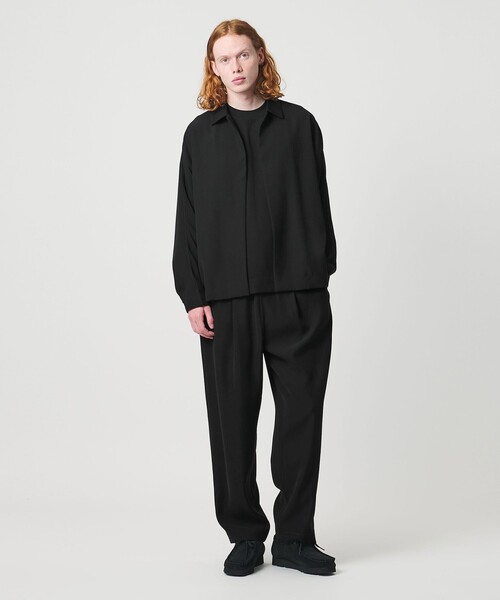 UNITED ARROWS & SONS by DAISUKE OBANA(ユナイテッドアローズアンドサンズバイダイスケオバナ)の「<D.O UNITED ARROWS BY DAISUKE OBANA>Ⅱ+ 1P WIDE TPD PANTS 26SS/ワイドパンツ(その他パンツ・メンズ・ブラック・M/L/S/XL)」の10枚目の写真