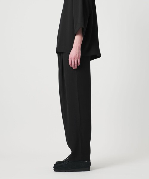 UNITED ARROWS & SONS by DAISUKE OBANA(ユナイテッドアローズアンドサンズバイダイスケオバナ)の「<D.O UNITED ARROWS BY DAISUKE OBANA>Ⅱ+ 1P WIDE TPD PANTS 26SS/ワイドパンツ(その他パンツ・メンズ・ブラック・M/L/S/XL)」の8枚目の写真
