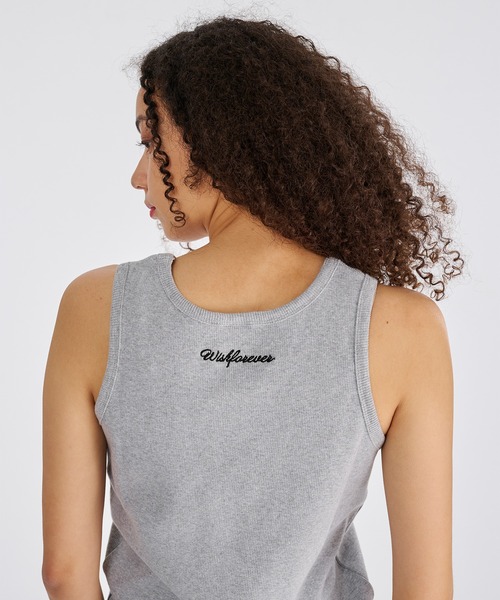 WISH FOR EVER(ウィッシュフォーエバー)の「HEAVY WEIGHT RIB TANK TOP(400g)/ヘビーウェイトリブタンクトップ(タンクトップ・メンズ・グレー/ブラック/ホワイト・SMALL/MEDIUM/LARGE)」の3枚目の写真