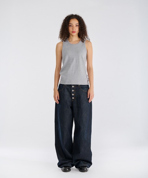 WISH FOR EVER(ウィッシュフォーエバー)の「HEAVY WEIGHT RIB TANK TOP(400g)/ヘビーウェイトリブタンクトップ(タンクトップ・メンズ・グレー/ブラック/ホワイト・SMALL/MEDIUM/LARGE)」の12枚目の写真