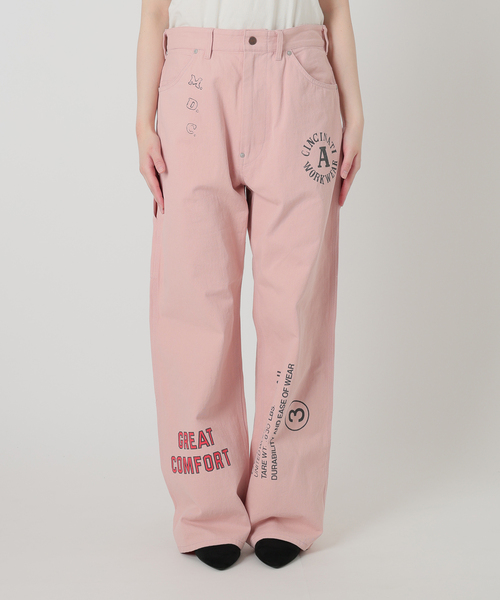 PAYDAY（ペイデイ）の「《追加》別注【PAYDAY/ペイデイ】For JS プリントペインターPT（その他パンツ・レディース・ピンク/アイボリー・LARGE/MEDIUM）」の19枚目の写真