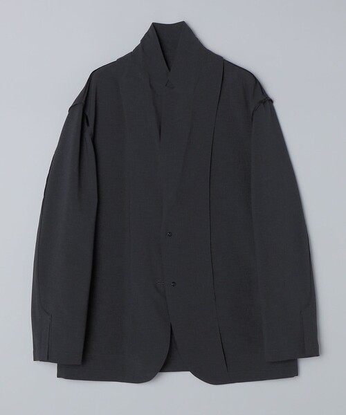 SHIPS(シップス)の「SHIPS:〈撥水/防しわ/洗濯機可能〉DOT AIR(R)ジャケット(セットアップ対応)(スーツジャケット・メンズ・ネイビー/ブラック/チャコールグレー・SMALL/X-LARGE/LARGE/MEDIUM)」の16枚目の写真