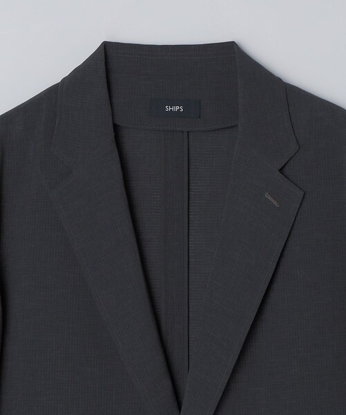 SHIPS(シップス)の「SHIPS:〈撥水/防しわ/洗濯機可能〉DOT AIR(R)ジャケット(セットアップ対応)(スーツジャケット・メンズ・ネイビー/ブラック/チャコールグレー・SMALL/X-LARGE/LARGE/MEDIUM)」の18枚目の写真