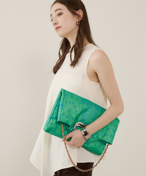 LeSportsac(レスポートサック)の「FOLD TOTE BAG ラグーンバンダナ(トートバッグ・レディース・グリーン・FREE)」の1枚目の写真