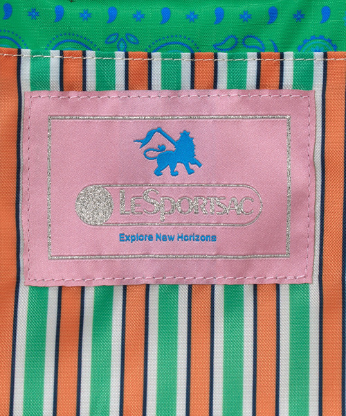 LeSportsac(レスポートサック)の「FOLD TOTE BAG ラグーンバンダナ(トートバッグ・レディース・グリーン・FREE)」の3枚目の写真