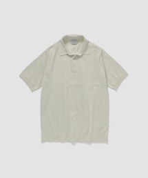 ESTNATION / ウォッシャブル ニットポロシャツ