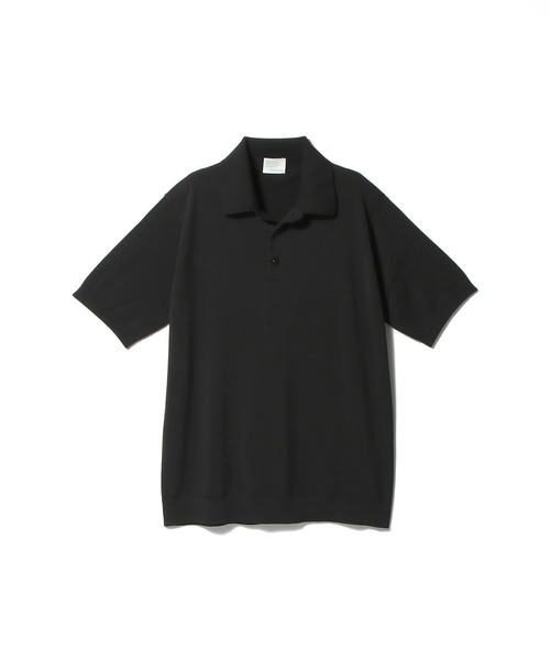 ESTNATION（エストネーション）の「ESTNATION / ウォッシャブル ニットポロシャツ（ポロシャツ・メンズ・ネイビー/ブラック/オフホワイト・LARGE/SMALL/MEDIUM/X-LARGE）」の12枚目の写真