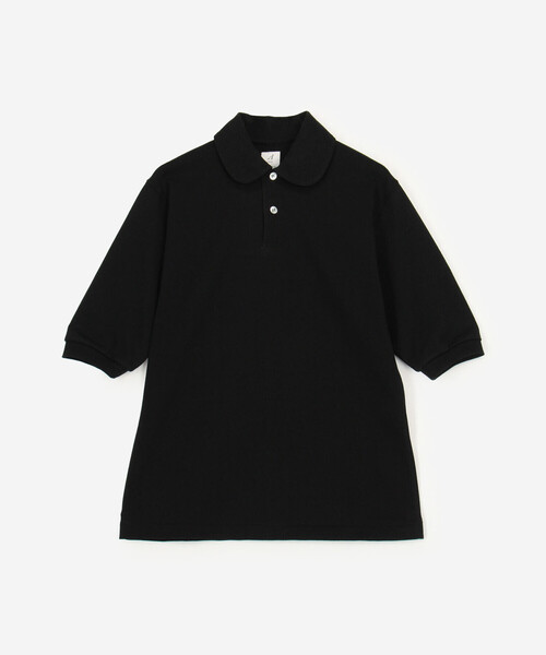 ANATOMICA(アナトミカ)の「ANATOMICA | ラウンドカラー ポロシャツ WOMEN(ポロシャツ・レディース・ブラック/ホワイト・ONE)」の22枚目の写真