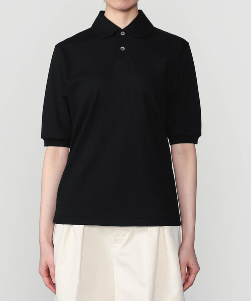 ANATOMICA(アナトミカ)の「ANATOMICA | ラウンドカラー ポロシャツ WOMEN(ポロシャツ・レディース・ブラック/ホワイト・ONE)」の17枚目の写真