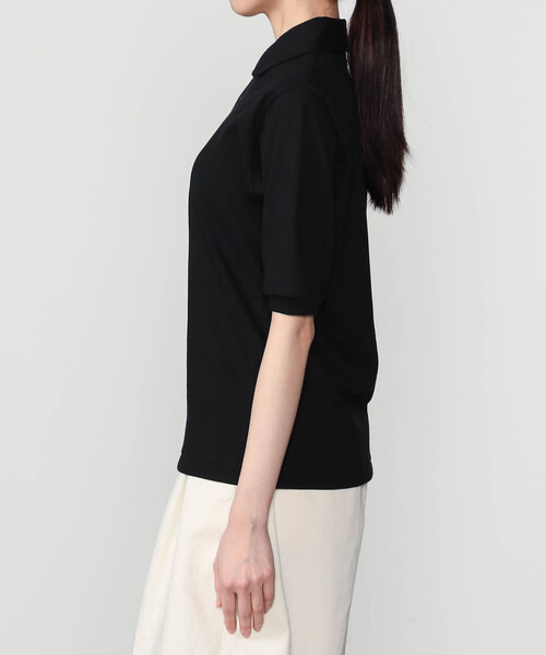 ANATOMICA(アナトミカ)の「ANATOMICA | ラウンドカラー ポロシャツ WOMEN(ポロシャツ・レディース・ブラック/ホワイト・ONE)」の16枚目の写真