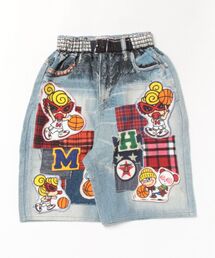 HYSTERIC MINI HOOPS Like a denim Viscotex ハーフパンツ