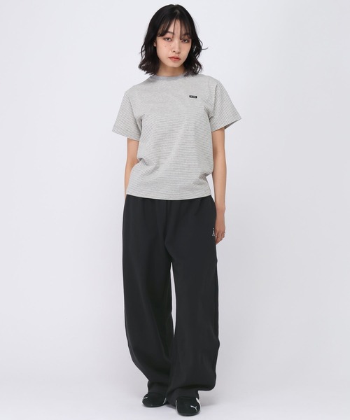 ALAND(エーランド)の「【UNISEX】ALAND/Aロゴ刺繍ウラケスウェットパンツ(スウェットパンツ・レディース・グレー/ブラック・LARGE/MEDIUM)」の4枚目の写真