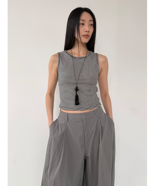 Didot.showroom（ディドット ショールーム）の「ナイロンボリュームワイドトラウザーズ（その他パンツ・レディース・カーキ/ブラック・M/S）」の19枚目の写真