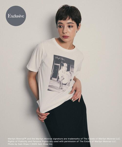 SENSE OF PLACE by URBAN RESEARCH（センスオブプレイスバイアーバンリサーチ）の「『別注』MARILYNMONROE×SENSE OF PLACE　グラフィックTシャツ（Tシャツ/カットソー・レディース・その他3/その他2/その他1・ONE）」の3枚目の写真