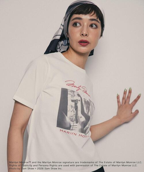 SENSE OF PLACE by URBAN RESEARCH（センスオブプレイスバイアーバンリサーチ）の「『別注』MARILYNMONROE×SENSE OF PLACE　グラフィックTシャツ（Tシャツ/カットソー・レディース・その他3/その他2/その他1・ONE）」の4枚目の写真