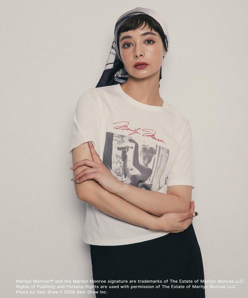 別注』MARILYNMONROE×SENSE OF PLACE グラフィックTシャツ（Tシャツ
