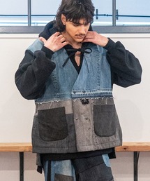 masterkey | mcg3816- RE-CLOAK-VEST リメイクベスト(MK27A-V-02)(ベスト)