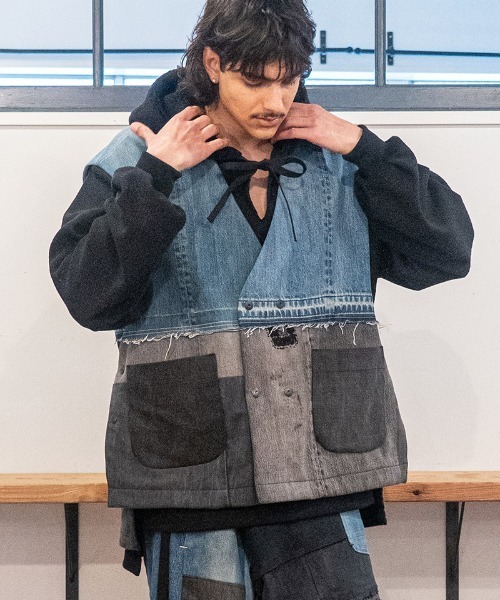 masterkey(マスターキー)の「mcg3816- RE-CLOAK-VEST リメイクベスト(MK27A-V-02)(ベスト・メンズ・マルチ・FREE)」の1枚目の写真