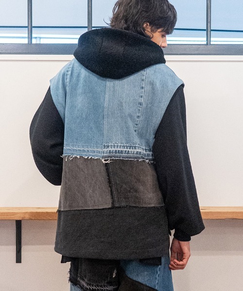 masterkey(マスターキー)の「mcg3816- RE-CLOAK-VEST リメイクベスト(MK27A-V-02)(ベスト・メンズ・マルチ・FREE)」の3枚目の写真
