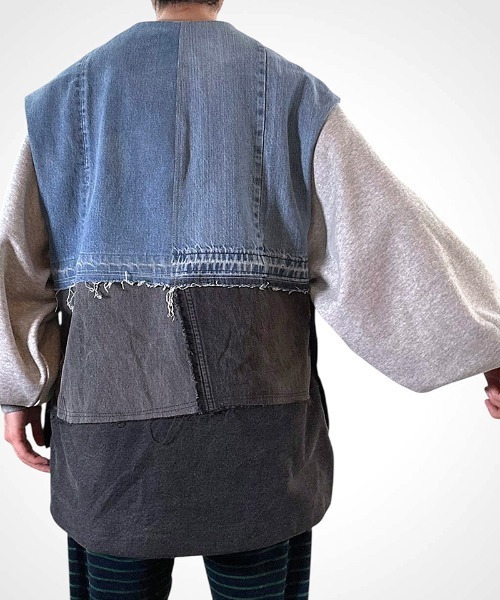 masterkey(マスターキー)の「mcg3816- RE-CLOAK-VEST リメイクベスト(MK27A-V-02)(ベスト・メンズ・マルチ・FREE)」の9枚目の写真
