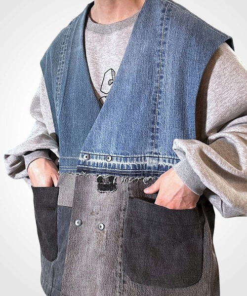 masterkey(マスターキー)の「mcg3816- RE-CLOAK-VEST リメイクベスト(MK27A-V-02)(ベスト・メンズ・マルチ・FREE)」の10枚目の写真