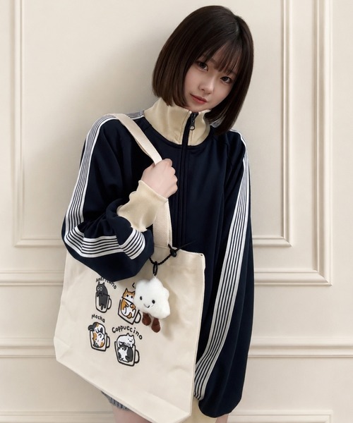 NOLITA LABORATORY(ノリータラボラトリー)の「【 NOLITA / ノリータ 】チャーム付き キャンバストートバッグ(トートバッグ・レディース・イエロー/ベージュ/ホワイト/グリーン/ホワイト系その他3/ホワイト系その他2・FREE)」の12枚目の写真