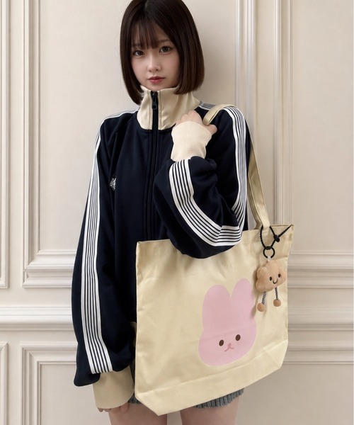 NOLITA LABORATORY(ノリータラボラトリー)の「【 NOLITA / ノリータ 】チャーム付き キャンバストートバッグ(トートバッグ・レディース・イエロー/ベージュ/ホワイト/グリーン/ホワイト系その他3/ホワイト系その他2・FREE)」の16枚目の写真