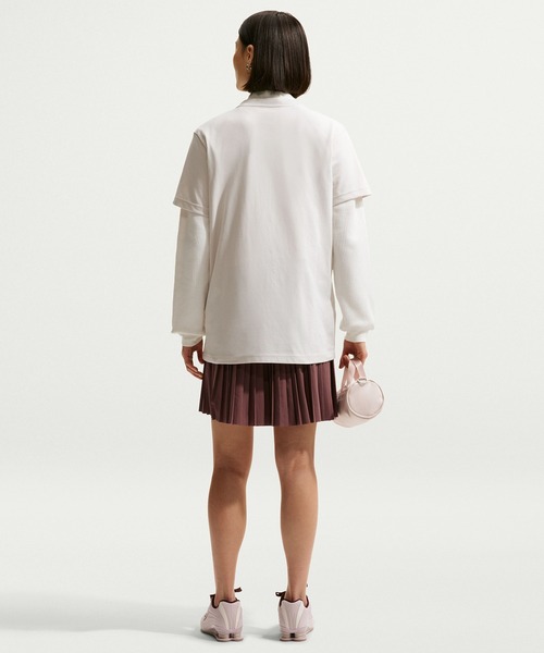 NIKE(ナイキ)の「NIKE W NSW CLASSIC ST2 TEE IR7827(Tシャツ/カットソー・メンズ・グレー/ブラック・S/M)」の6枚目の写真