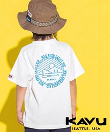 【KAVU】バックロゴ アウトドアグラフィックTシャツ