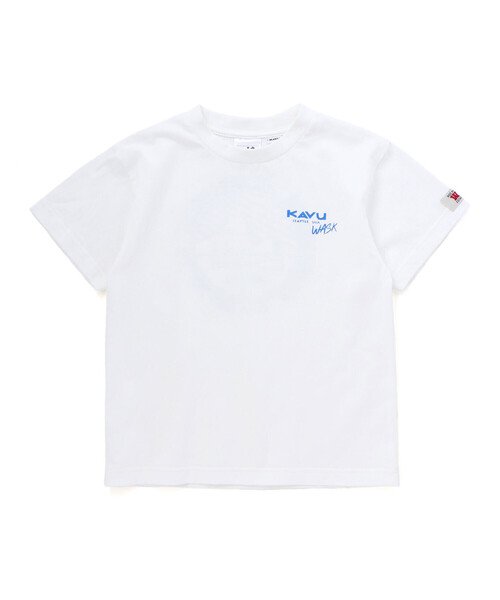 WASK(ワスク)の「【KAVU】バックロゴ アウトドアグラフィックTシャツ(Tシャツ/カットソー・キッズ・グレー/ホワイト・120cm/140cm)」の9枚目の写真