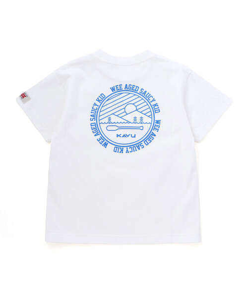 WASK(ワスク)の「【KAVU】バックロゴ アウトドアグラフィックTシャツ(Tシャツ/カットソー・キッズ・グレー/ホワイト・120cm/140cm)」の10枚目の写真