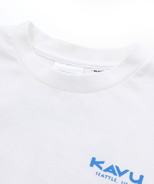 WASK(ワスク)の「【KAVU】バックロゴ アウトドアグラフィックTシャツ(Tシャツ/カットソー・キッズ・グレー/ホワイト・120cm/140cm)」の11枚目の写真