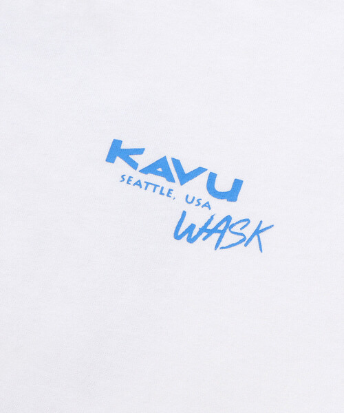 WASK(ワスク)の「【KAVU】バックロゴ アウトドアグラフィックTシャツ(Tシャツ/カットソー・キッズ・グレー/ホワイト・120cm/140cm)」の12枚目の写真