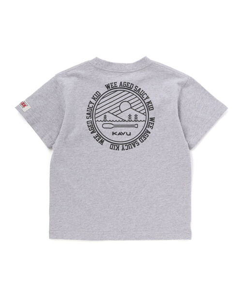 WASK(ワスク)の「【KAVU】バックロゴ アウトドアグラフィックTシャツ(Tシャツ/カットソー・キッズ・グレー/ホワイト・120cm/140cm)」の19枚目の写真