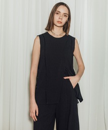 CITY TOKYO | 【CITY TOKYO/シティートウキョウ】Back Satin Georgette Tops/バックサテンジョーゼットトップス(シャツ/ブラウス)