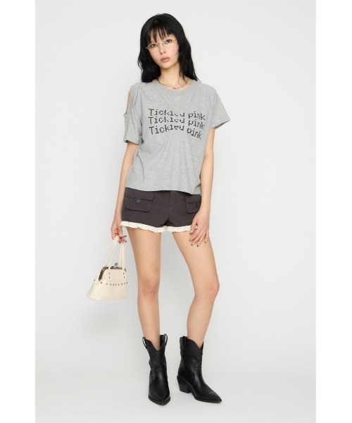 LAGUA GEM(ラグアジェム)の「FRILL COMPACT ショートパンツ(その他パンツ・レディース・チャコールグレー/ブラック/カーキ・X-SMALL/SMALL/MEDIUM)」の7枚目の写真