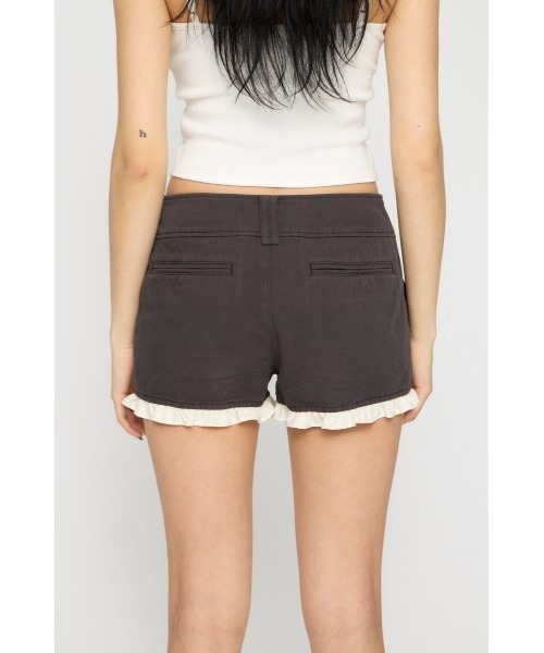 LAGUA GEM(ラグアジェム)の「FRILL COMPACT ショートパンツ(その他パンツ・レディース・チャコールグレー/ブラック/カーキ・X-SMALL/SMALL/MEDIUM)」の11枚目の写真