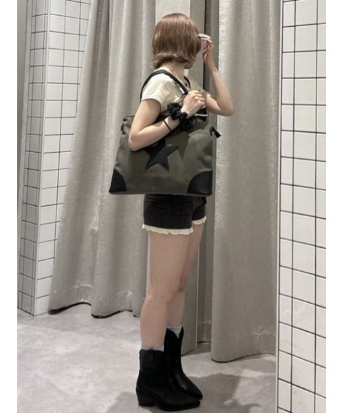 LAGUA GEM(ラグアジェム)の「FRILL COMPACT ショートパンツ(その他パンツ・レディース・チャコールグレー/ブラック/カーキ・X-SMALL/SMALL/MEDIUM)」の19枚目の写真