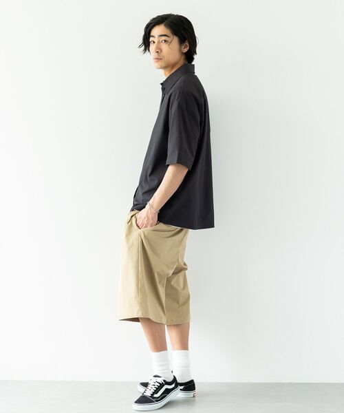CRAFT STANDARD BOUTIQUE(クラフトスタンダードブティック)の「シアサッカーチェックシャツ(シャツ/ブラウス・メンズ・ブラック/ネイビー/チャコールグレー/ブルー系その他3・M/L)」の16枚目の写真