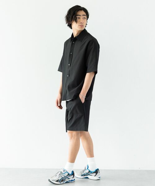 CRAFT STANDARD BOUTIQUE(クラフトスタンダードブティック)の「シアサッカーチェックシャツ(シャツ/ブラウス・メンズ・ブラック/ネイビー/チャコールグレー/ブルー系その他3・M/L)」の22枚目の写真