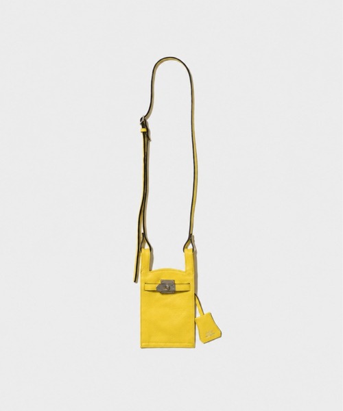 beautiful people(ビューティフルピープル)の「mini market bag(ショルダーバッグ・レディース・ダークブラウン/キャメル/ブラック/グレイッシュベージュ/ライトピンク/グレー/ミント/ブルー系/イエロー系・FREE)」の8枚目の写真