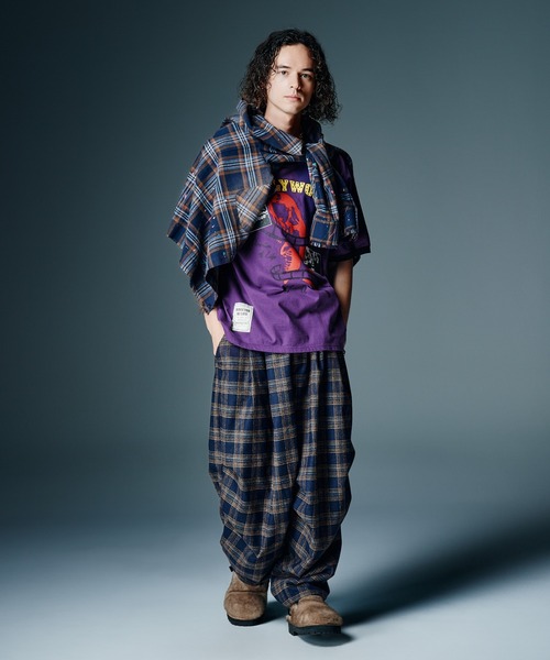 glamb(グラム)の「Fur Clog Sandals / ファークロッグサンダル(サンダル・メンズ・ブラウン系その他/ベージュ/チェック・25/26/27/28)」の15枚目の写真