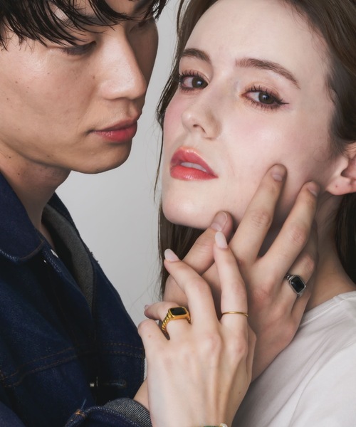 muku(ムク)の「RING/BLACK SQUARE STONE(リング・レディース・シルバー/ゴールド・11/17)」の10枚目の写真