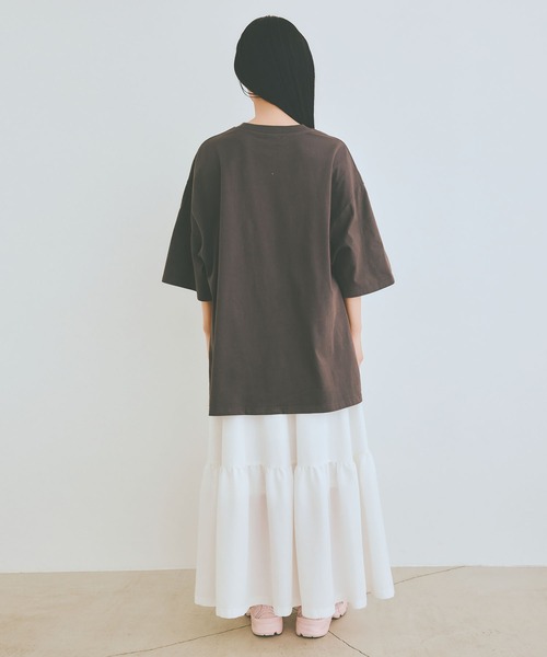 COLORME(カラーミー)の「【AKB48 伊藤百花 着用】ビックシルエット フォトTシャツ【ユニセックス】(Tシャツ/カットソー・レディース・チャコール/ホワイト・FREE)」の13枚目の写真