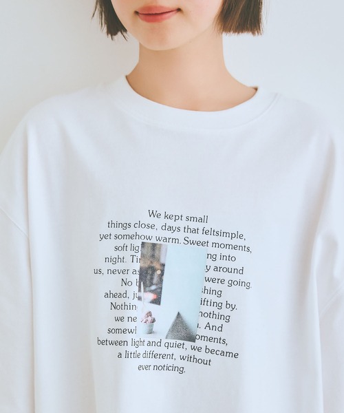 COLORME(カラーミー)の「【AKB48 伊藤百花 着用】ビックシルエット フォトTシャツ【ユニセックス】(Tシャツ/カットソー・レディース・チャコール/ホワイト・FREE)」の22枚目の写真