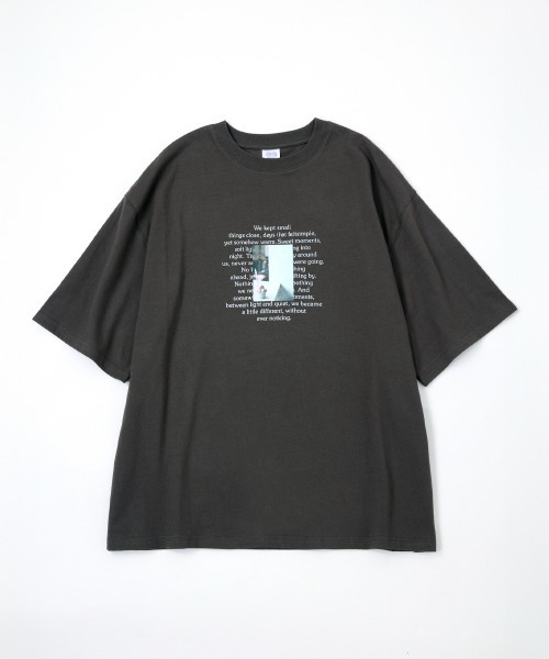 COLORME(カラーミー)の「【AKB48 伊藤百花 着用】ビックシルエット フォトTシャツ【ユニセックス】(Tシャツ/カットソー・レディース・チャコール/ホワイト・FREE)」の18枚目の写真