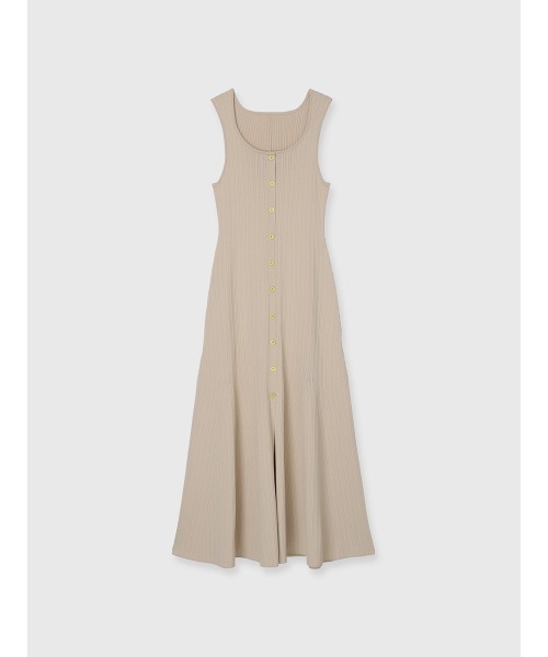 EIMY ISTOIRE（エイミーイストワール）の「ASSIETTE BUTTON KNIT DRESS（ワンピース・レディース・ブラック/バーガンディー/ベージュ・38/36）」の2枚目の写真